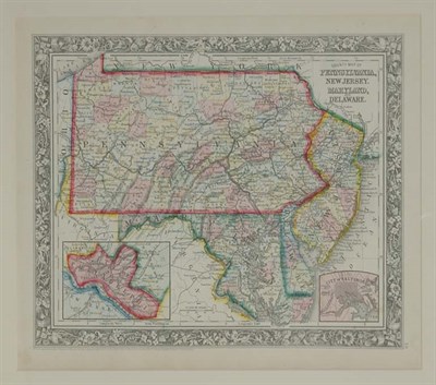 Lot 90 - S. Augustus Mitchell PENNSYLVANIA, MARYLAND &...