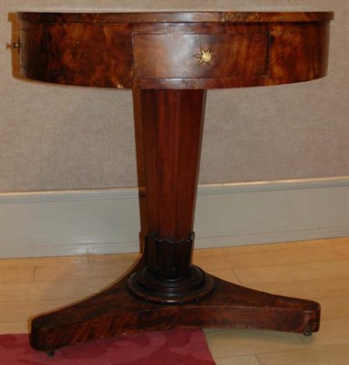 Lot 635 - William IV Mahogany Center Table Height 28...
