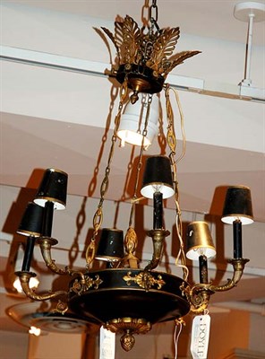 Lot 1474A - Empire Style Gilt and Patinated Metal...