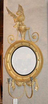Lot 1502 - Regency Style Gilt-Wood Convex Girandole...