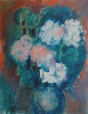 Lot 1017 - Yuli Blumberg American, 1894-1964 Flowers,...
