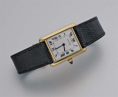 Lot 383 - Gold Tank Wristwatch