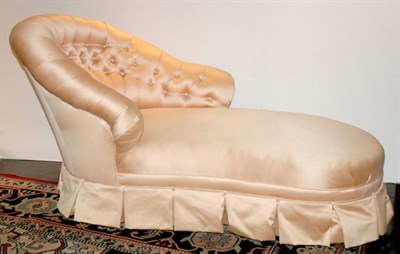 Lot 126 - Victorian Button Tufted Upholstered Mahogany...