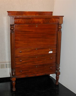 Lot 129 - Late Victorian Mahogany Cabinet of Drawers...