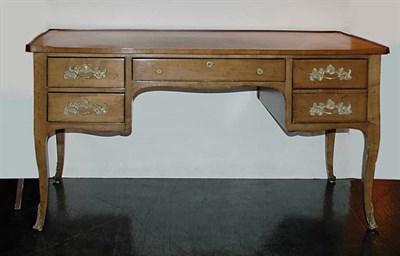 Lot 136 - Louis XV Style Leather Top Gilt-Metal Mounted...