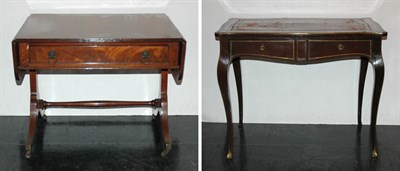 Lot 152 - Louis XV Style Leather Top Parcel Gilt...