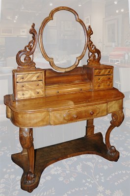 Lot 215 - American Victorian Walnut Dresser Height 62...