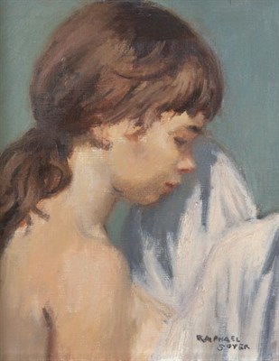 Lot 2297 - Raphael Soyer American, 1899-1987 Profile...