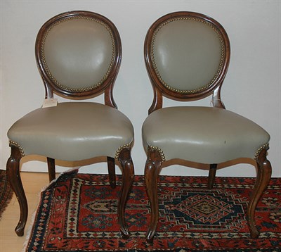 Lot 234 - Pair of Louis XV Style Walnut Side Chairs;...