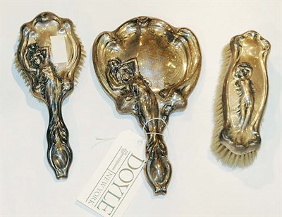 Lot 3127 - American Art Nouveau Sterling Silver Ten-Piece...