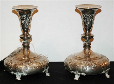 Lot 3122 - Pair of Durham Silver Co. Sterling Silver...