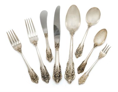 Lot 3118 - Wallace Sterling Silver Flatware Service In...
