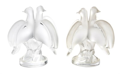 Lot 3471 - Companion Pair of Lalique Molded Glass Figures...