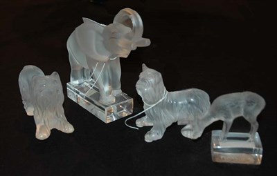Lot 3505 - Miscellaneous Group of Lalique Glass Figures...