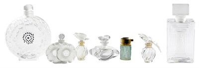 Lot 3472 - Miscellaneous Group of Six Lalique Molded...