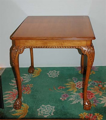 Lot 278 - George III Style Fruitwood Center Table Height...