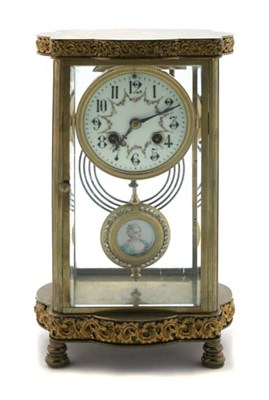 Lot 3185 - Louis XVI Style Gilt-Metal and Glass Mantel...