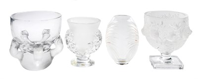 Lot 3512 - Miscellaneous Group of Four Lalique Molded...