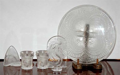 Lot 3518 - Miscellaneous Group of Lalique Molded Glass...
