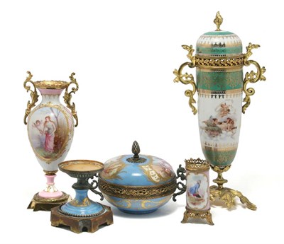 Lot 3239 - Miscellaneous Group of Four Sevres and Sevres...