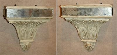 Lot 329 - Pair of Neoclassical Style Painted Wood and...
