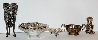 Lot 372 - Miscellaneous Group of Continental Silver...