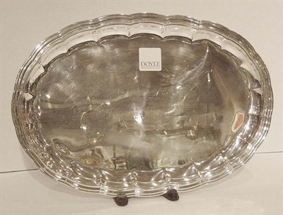Lot 386 - Tiffany & Co. Sterling Silver Oval Tray...