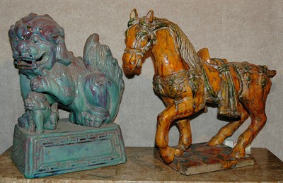 Lot 1153 - Chinese Export Tang Style Ceramic Figure of a...