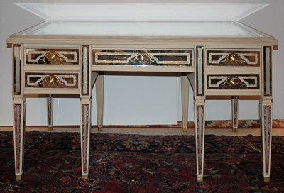 Lot 1597 - Venetian Style Mirrored Bureau Plat Height 31...