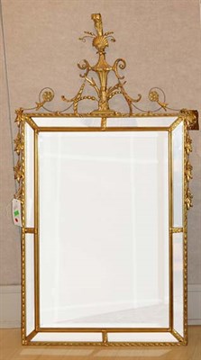 Lot 1262 - Neoclassical Style Gilt-Wood Mirror Height 56...