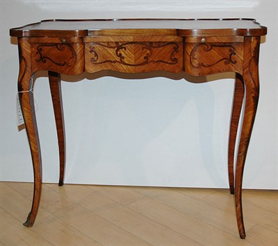 Lot 1550 - Louis XV Style Marquetry Inlaid Kingwood...