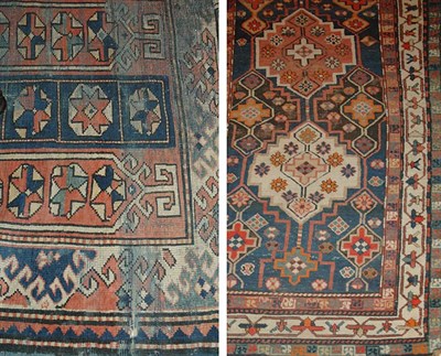 Lot 1655 - Two Caucasian Rugs Comprising a Kazak rug and...