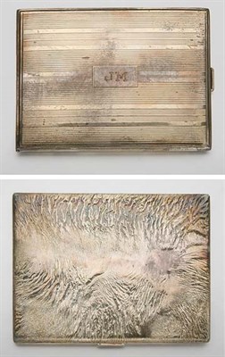 Lot 7 - Two Sterling Silver Cigarette Cases