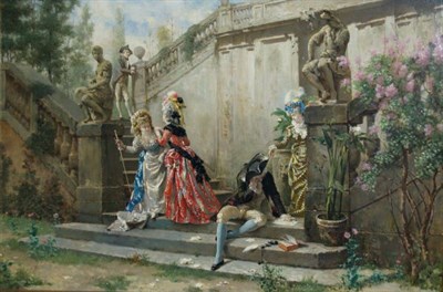 Lot 2024 - Oreste Cortazzo Italian, b. 1836 The...