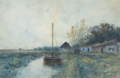 Lot 2267 - Henry Ward Ranger American, 1858-1916 Canal...