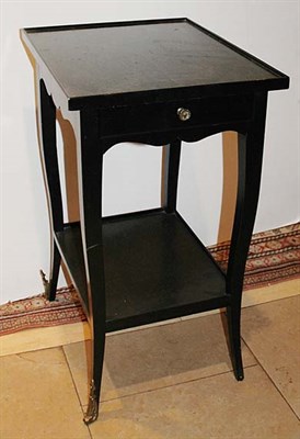 Lot 546 - Louis XV style Gilt-Metal Mounted Black...