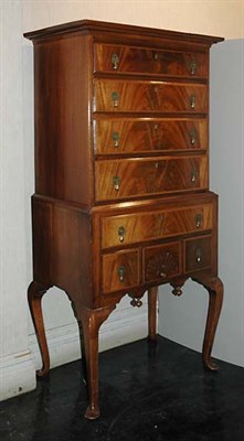 Lot 1161 - Georgian Style Mahogany Highboy Height 60...