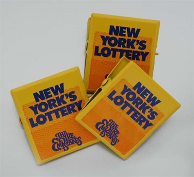 Lot 2938 - Vintage New York State Lottery Tags