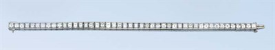 Lot 602 - Diamond Straightline Bracelet