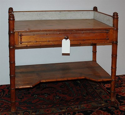 Lot 206A - George III Style Marble Inset Fruitwood...