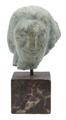 Lot 2205 - Jose de Creeft American, 1884-1982 Head Signed...