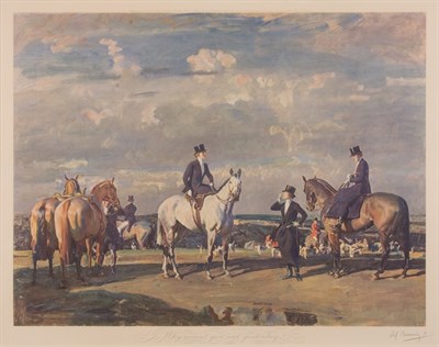 Lot 1119 - After Sir Alfred J. Munnings WHY WEREN'T YOU...
