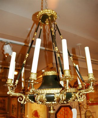 Lot 550 - Empire Style Gilt and Patinated Metal...