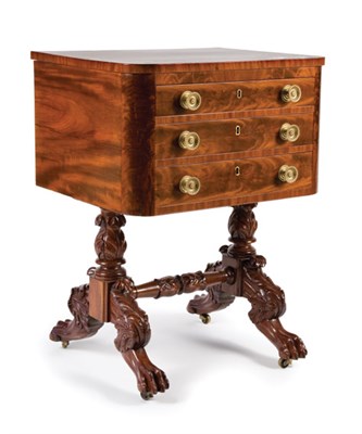 Lot 2294 - Classical Mahogany Work Table Second quarter...