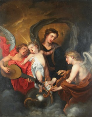 Lot 29 - Follower of Sir Anthony van Dyck The Virgin...