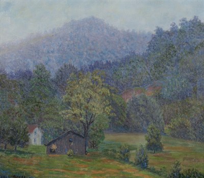 Lot 3032 - James Bonar American, 1864-1942 View of...