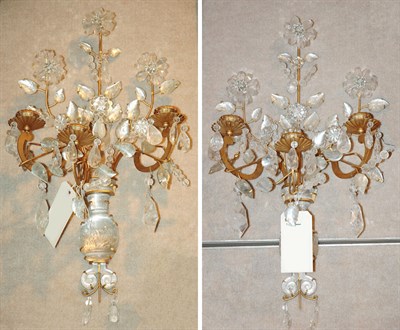 Lot 430 - Pair of Louis XV Style Gilt-Metal and Rock...