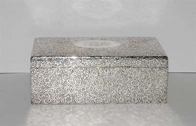 Lot 1355 - Sterling Silver Velvet Lined Jewelry Box