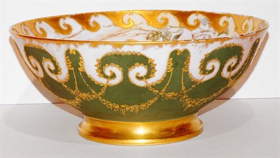 Lot 1325 - French Floral And Gilt Decorated Center Bowl...