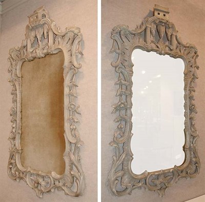 Lot 1396 - Pair of Georgian Style Chinoiserie Decorated...